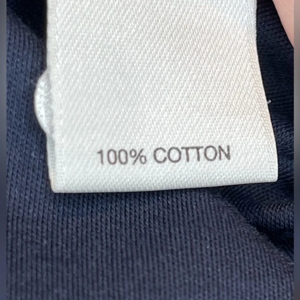 Murano Liquid Luxury Slim Fit Geometric Button Up Navy Blue Brown size M - Picture 8 of 13